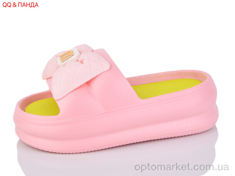 Купить Шльопанці жіночі 8508pink QQ&Панда рожевий, фото 1