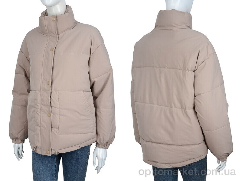 Купить Куртка жіночі 851 beige TurnHug бежевий, фото 3