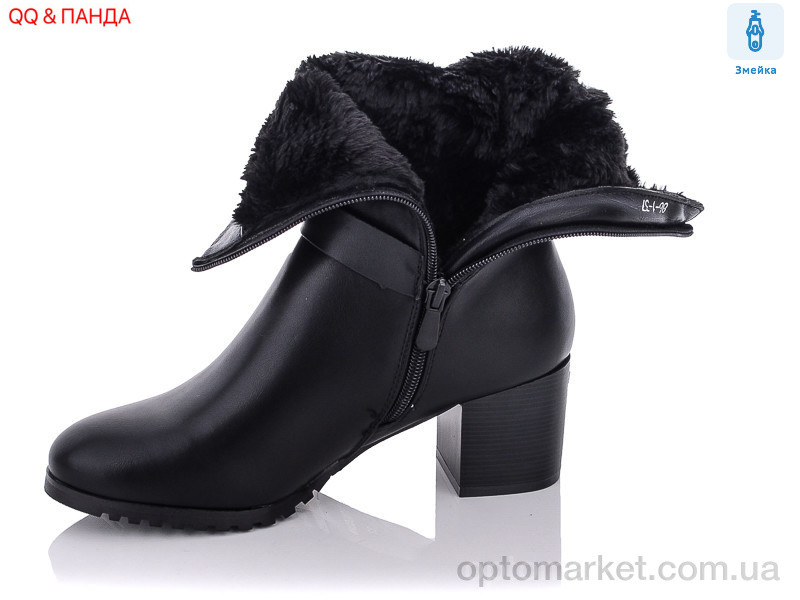 Купить Черевики жіночі 86-1 QQ shoes чорний, фото 2