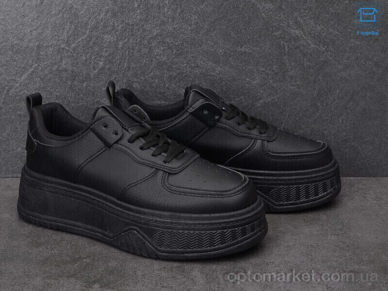 Купить Кросівки жіночі 86-1 Happy чорний, фото 2