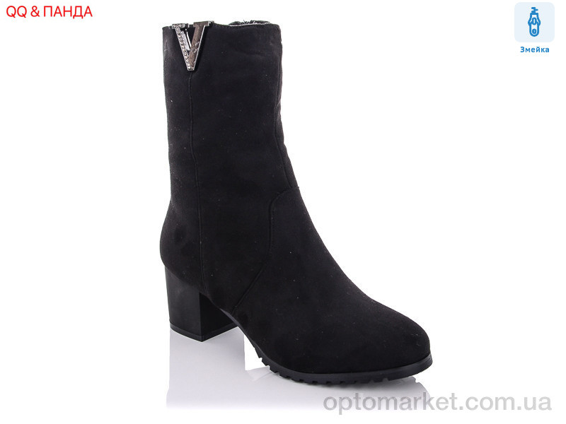 Купить Черевики жіночі 86-6 QQ shoes чорний, фото 1