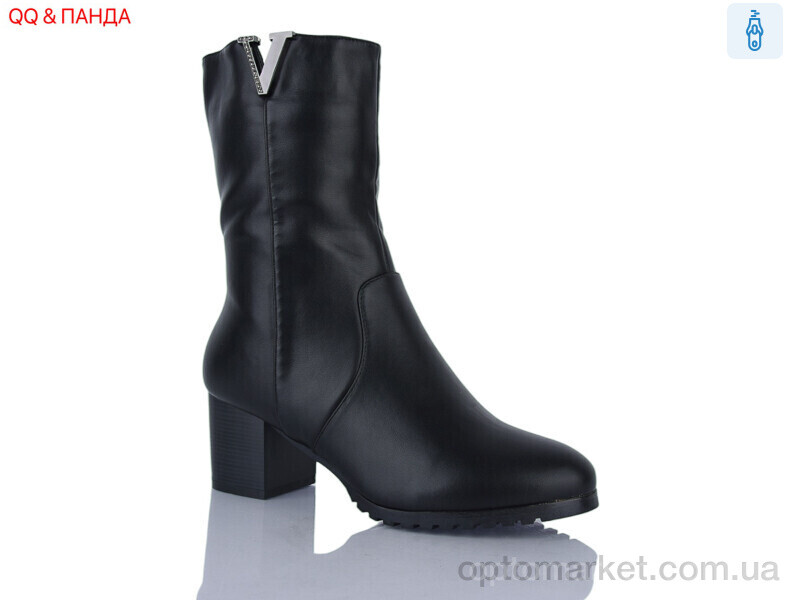 Купить Чоботи жіночі 86-8 QQ&Панда чорний, фото 1