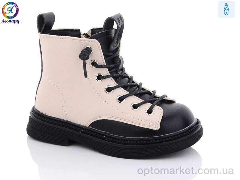 Купить Черевики дитячі 8602 beige Леопард бежевий, фото 1