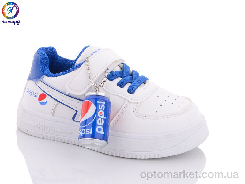 Купить Кросівки дитячі 8612-1 blue Леопард білий, фото 2