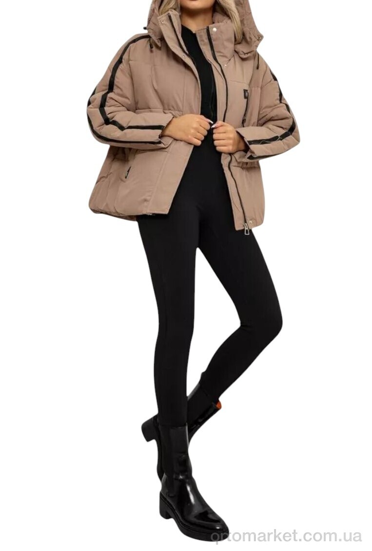 Купить Куртка жіночі 866 бежевий Massmag бежевий, фото 1