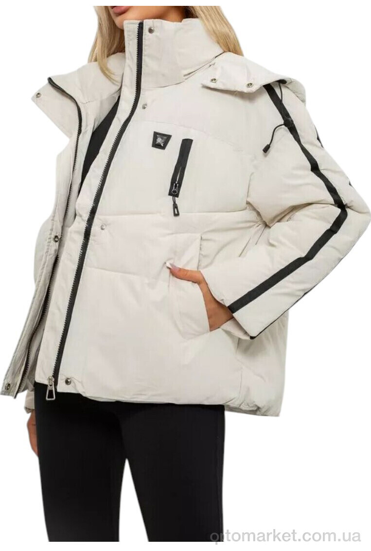 Купить Куртка жіночі 866 білий Massmag білий, фото 3