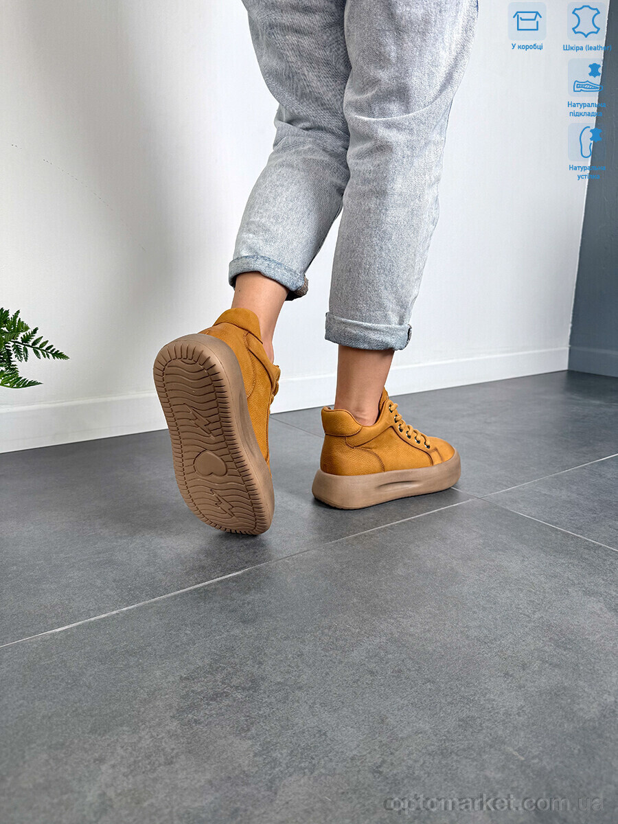 Купить Черевики жіночі 86681 khaki Camille camel, фото 5