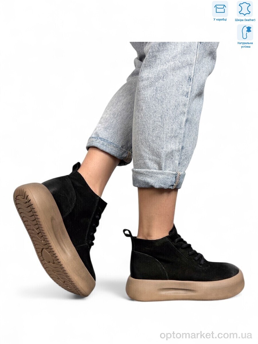 Купить Черевики жіночі 86682 black Camille чорний, фото 1