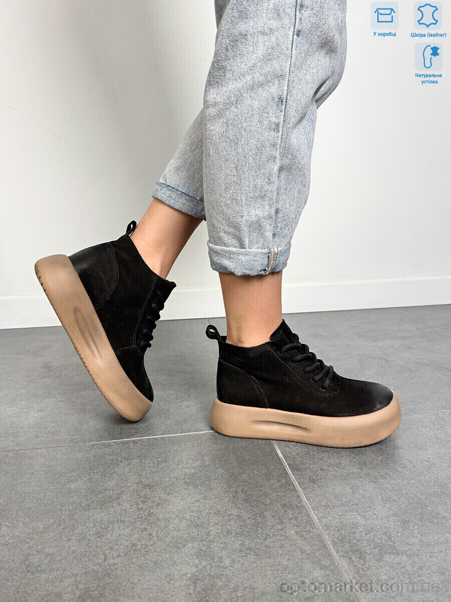 Купить Черевики жіночі 86682 black Camille чорний, фото 4