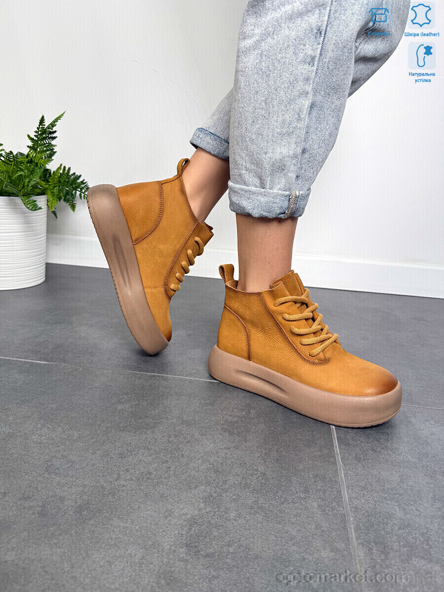 Купить Черевики жіночі 86682 khaki Camille camel, фото 4