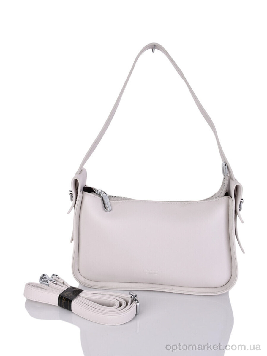 Купить Сумка женская 868577 beige-white Lusha білий, фото 1