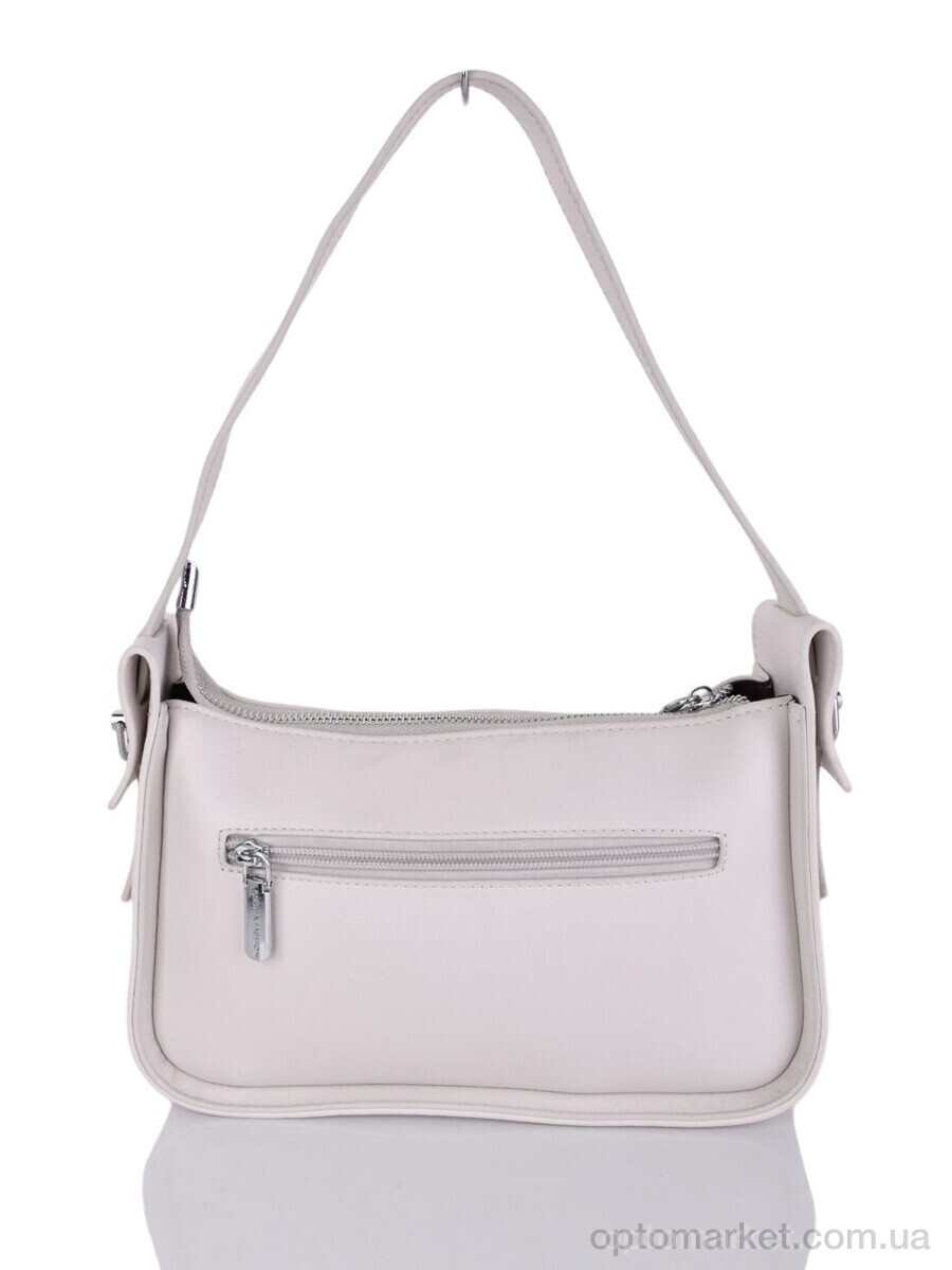 Купить Сумка женская 868577 beige-white Lusha білий, фото 2