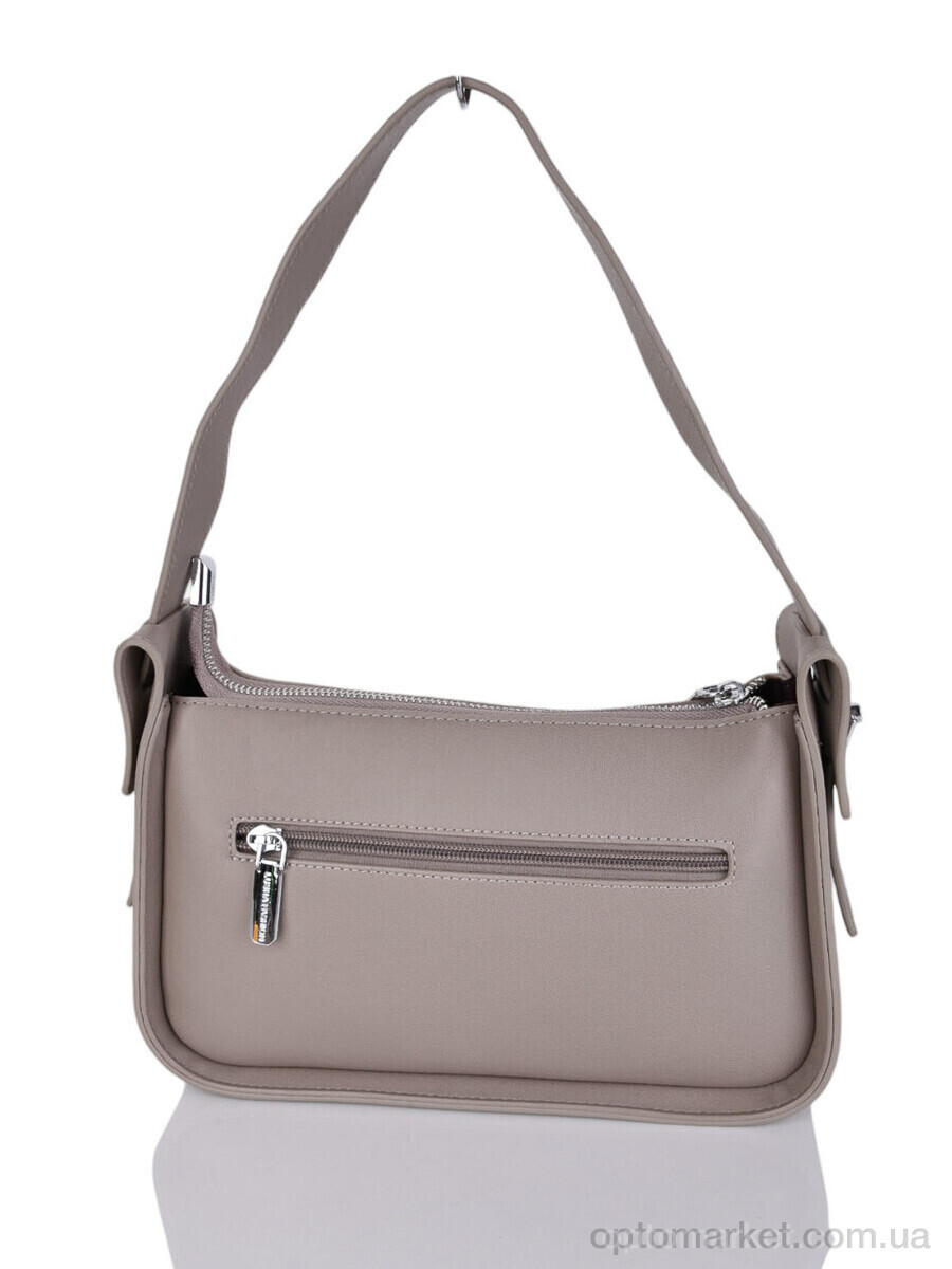 Купить Сумка женская 868577 khaki-grey Lusha коричневий, фото 2
