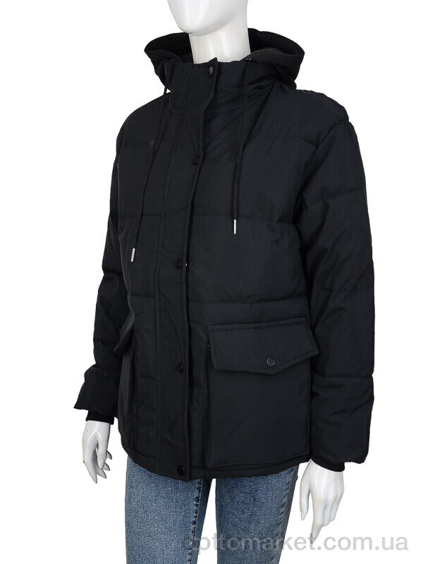 Купить Куртка жіночі 869 black TurnHug чорний, фото 1