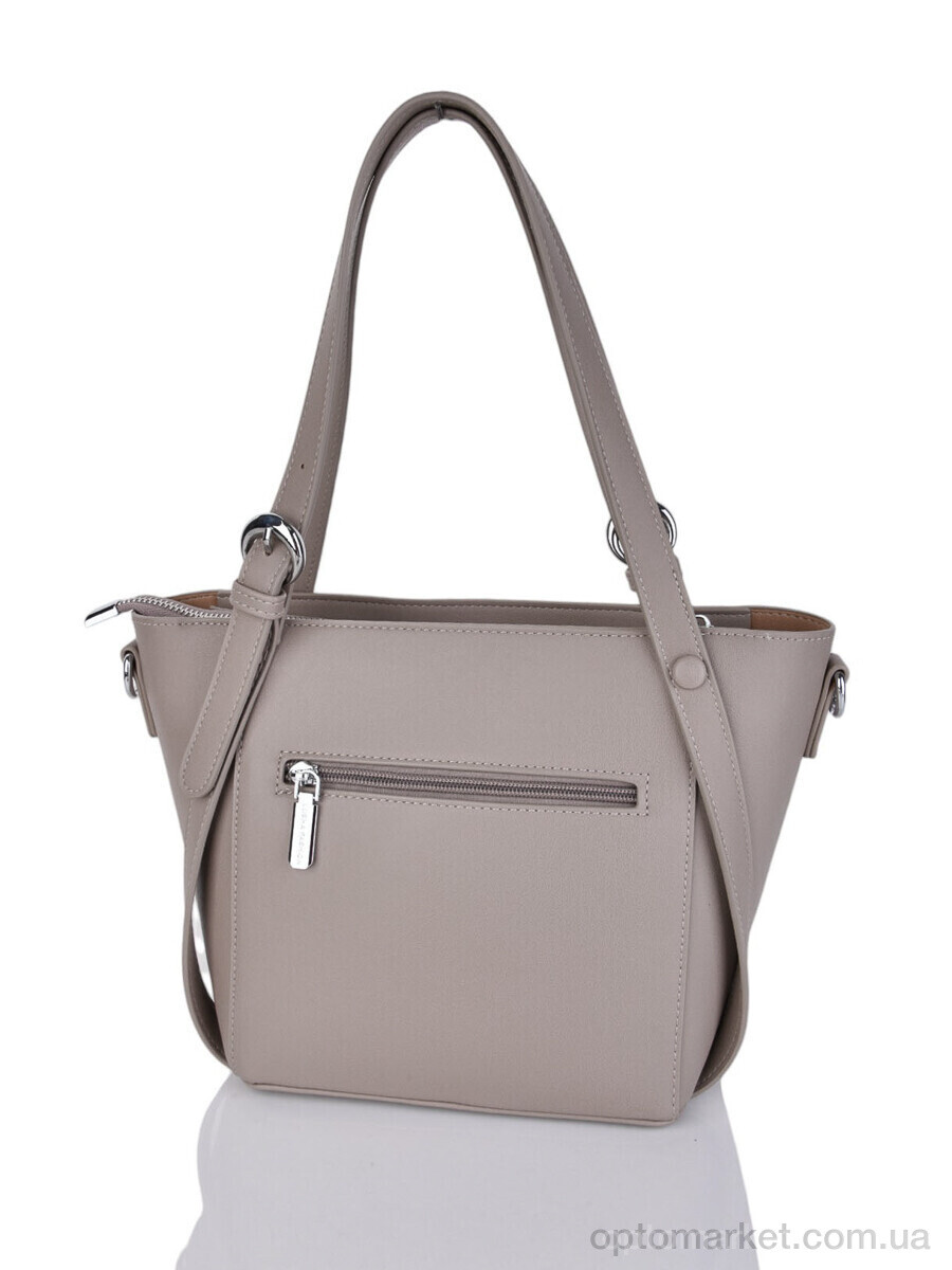 Купить Сумка женская 869067 khaki-grey Lusha коричневий, фото 2