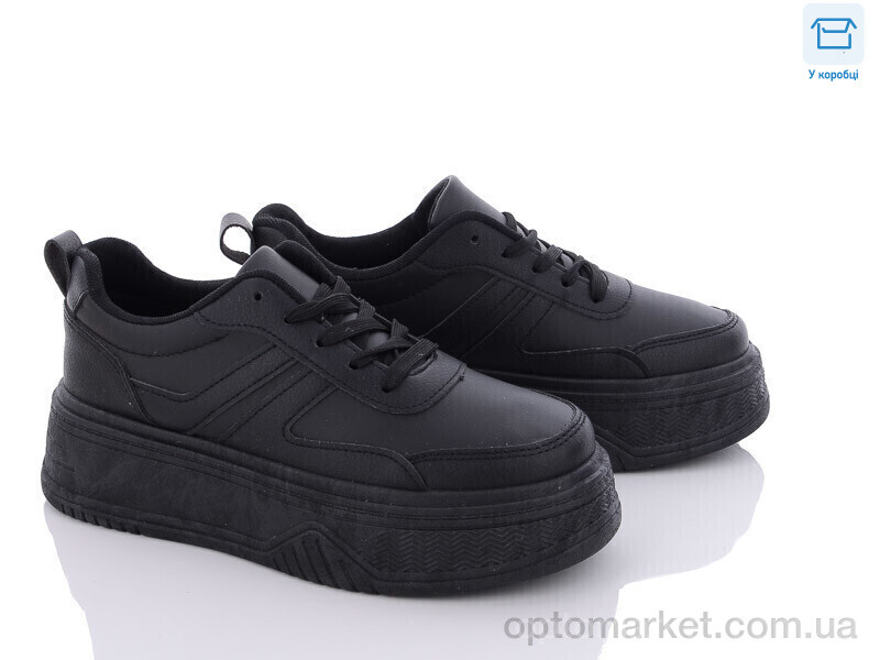 Купить Кросівки жіночі 87-1 Happy чорний, фото 1