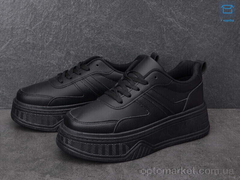 Купить Кросівки жіночі 87-1 Happy чорний, фото 2