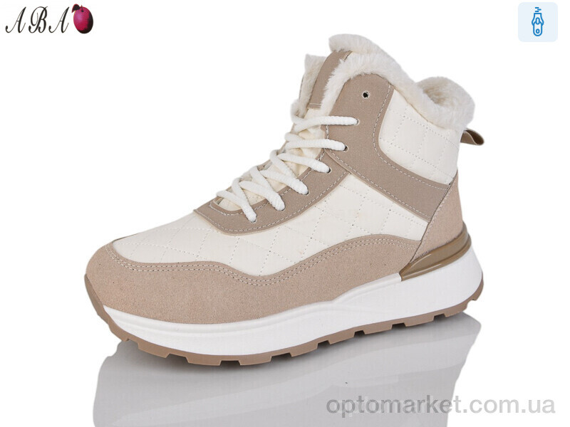 Купить Черевики жіночі 8711 beige-khaki Aba бежевий, фото 1