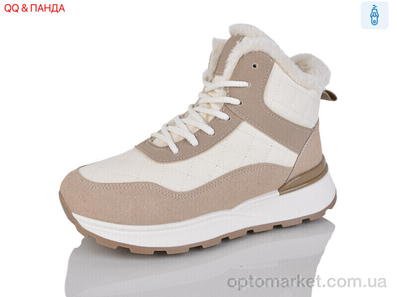 Купить Черевики жіночі 8711 beige-khaki QQ&Панда бежевий, фото 1
