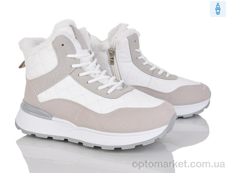 Купить Черевики жіночі 8711 white-grey Baolikang сірий, фото 1