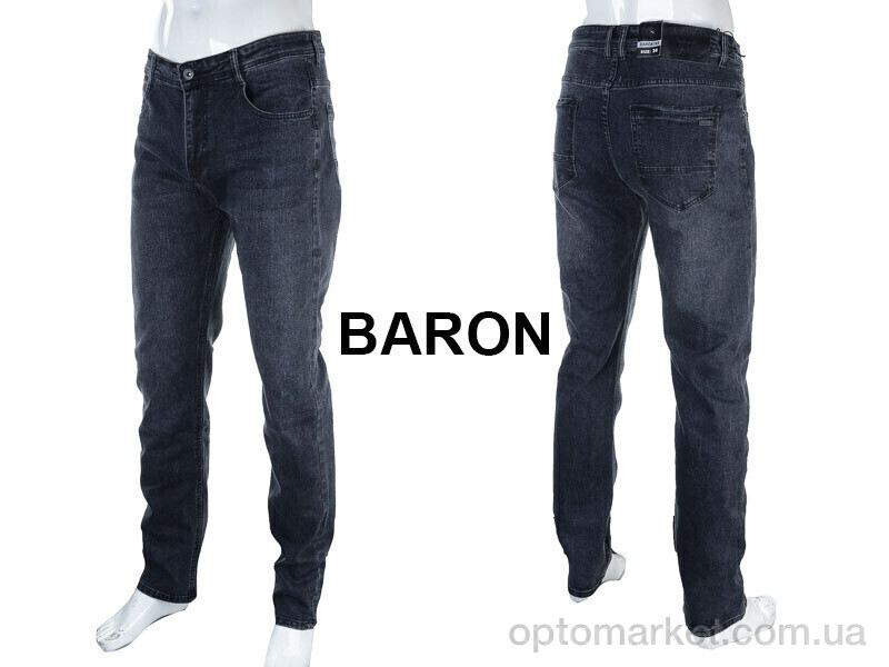 Купить Джинси чоловічі 8732 d.grey Baron сірий, фото 3