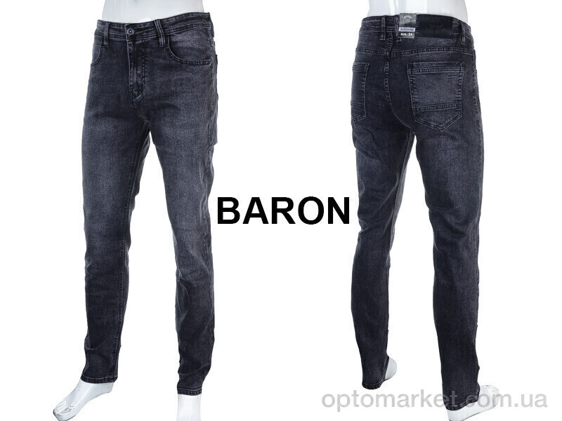 Купить Джинси чоловічі 8736 d.grey Baron сірий, фото 3