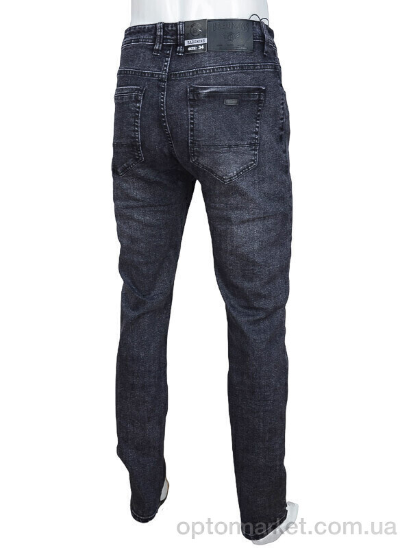 Купить Джинси чоловічі 8738 black Baron чорний, фото 2