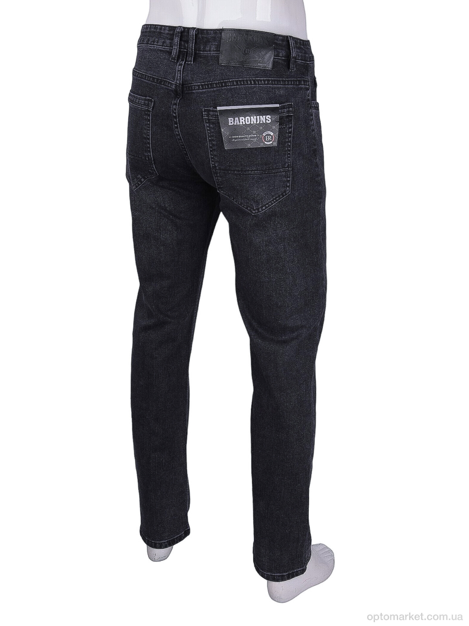 Купить Джинси чоловічі 8742 Baron чорний, фото 2