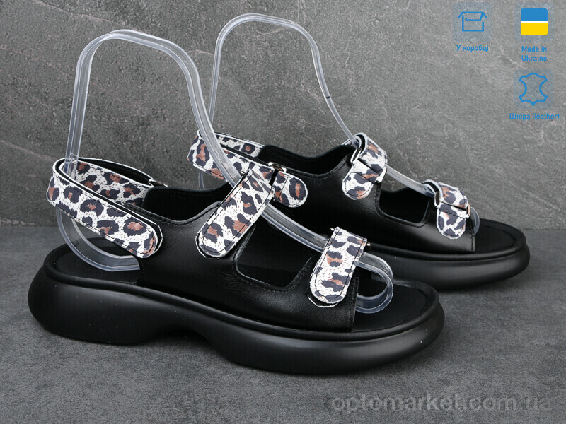 Купить Босоніжки жіночі 879-211 Ailinda чорний, фото 2