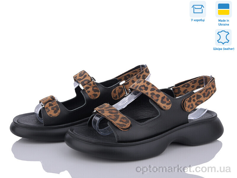 Купить Босоніжки жіночі 879-213 Ailinda чорний, фото 1