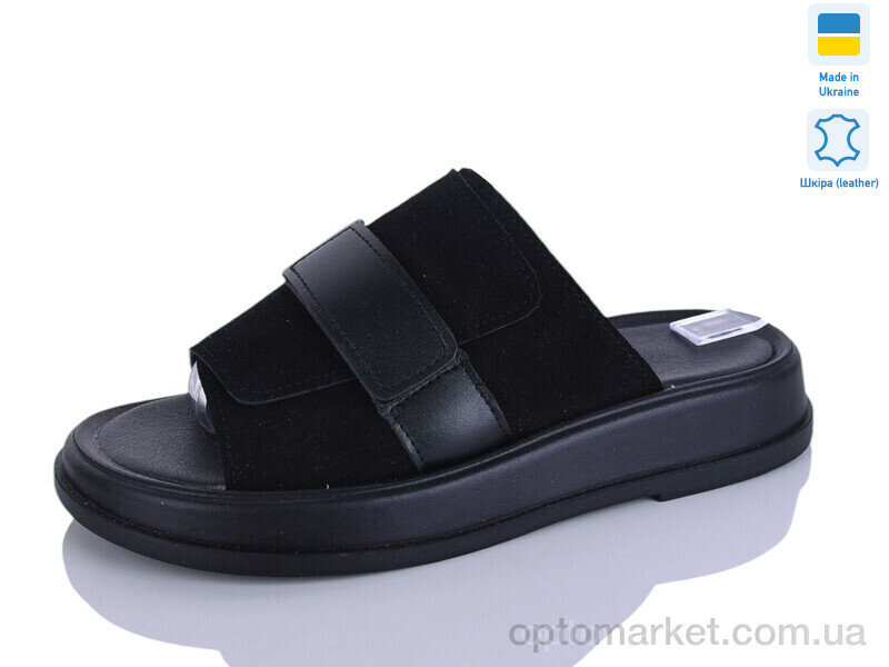 Купить Шльопанці жіночі 88-31 Mermaid чорний, фото 1