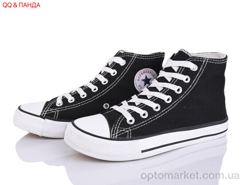 Купить Кеди жіночі 88-50-1 Aba чорний, фото 1