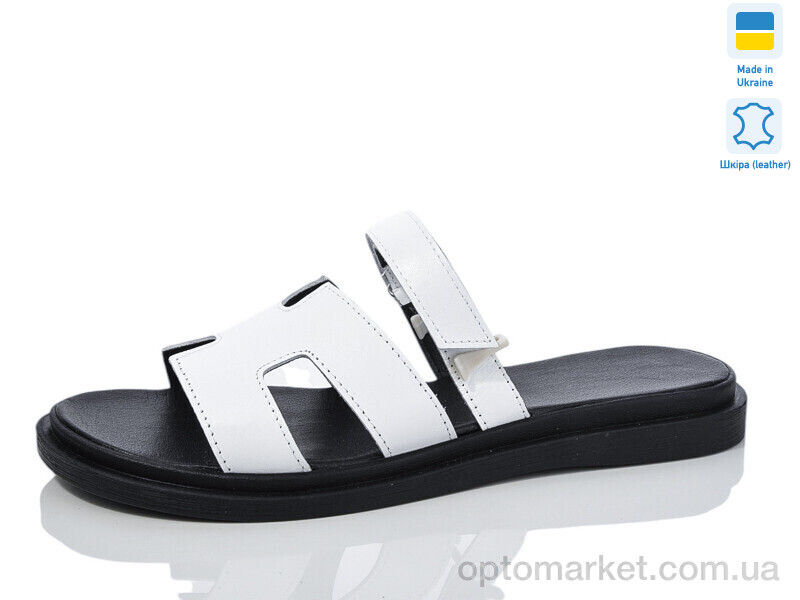Купить Шльопанці жіночі 88 білий к. батал Sali білий, фото 1