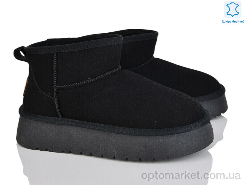Купить Уги жіночі 8801-325 Ok Shoes чорний, фото 1
