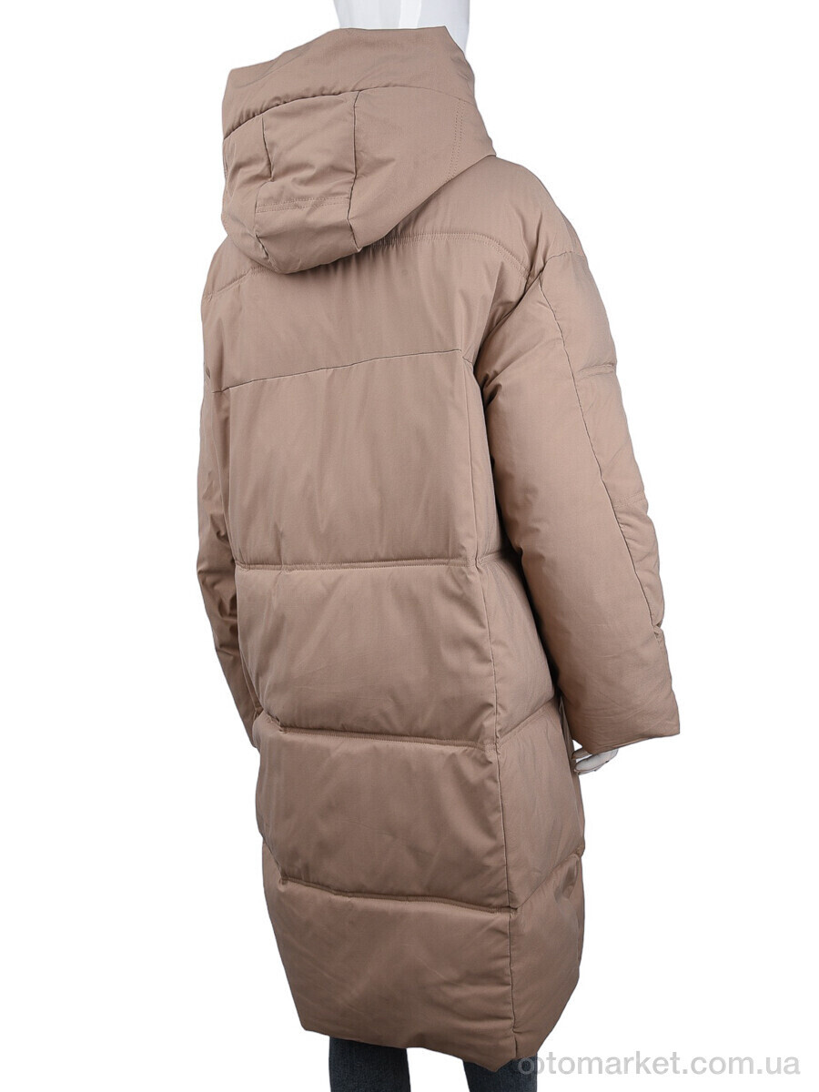 Купить Пальто жіночі 8801 beige (09075) JINGPINFUSHI бежевий, фото 2