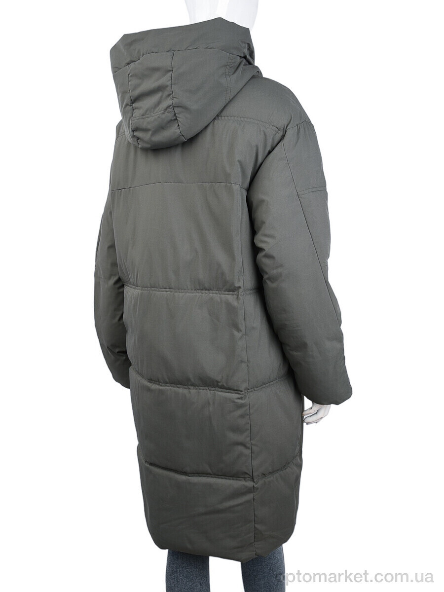 Купить Пальто жіночі 8801 green (09075) JINGPINFUSHI зелений, фото 2