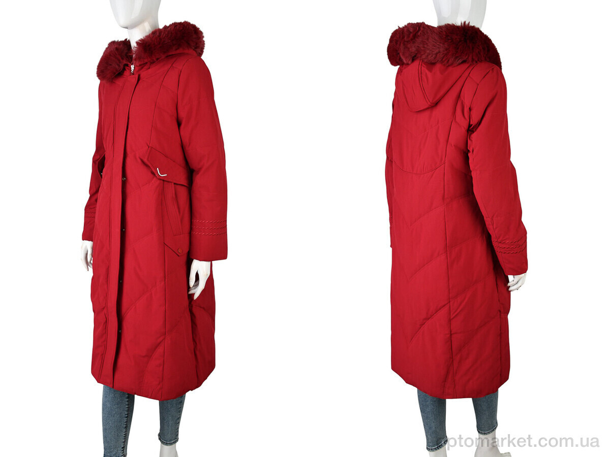 Купить Пальто жіночі 8803 (12048) red XueYada червоний, фото 3