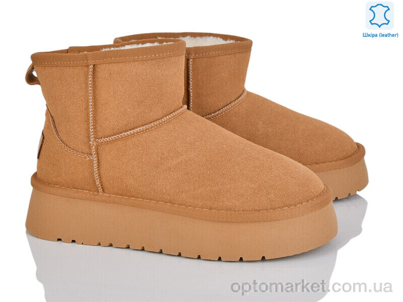 Купить Уги жіночі 8806-333 Бабочка-Mengfuna-AESD camel, фото 1