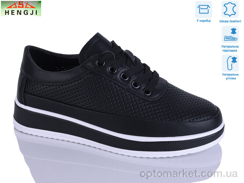 Купить Кросівки жіночі 881-1 Hengji чорний, фото 1