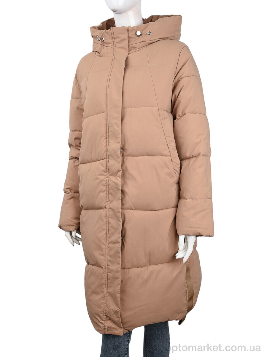 Купить Пальто жіночі 8810 beige (09079) JINGPINFUSHI бежевий, фото 1