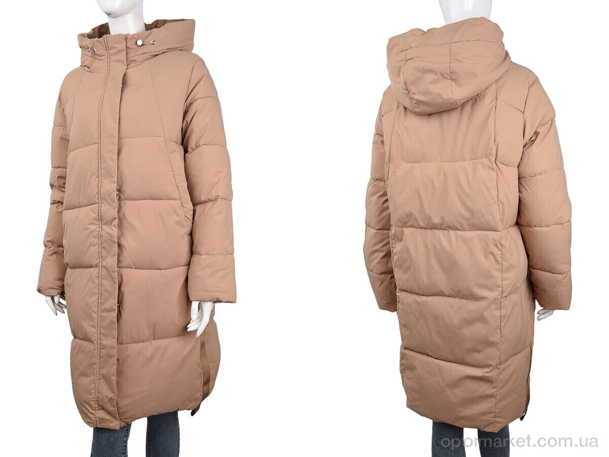 Купить Пальто жіночі 8810 beige (09079) JINGPINFUSHI бежевий, фото 3