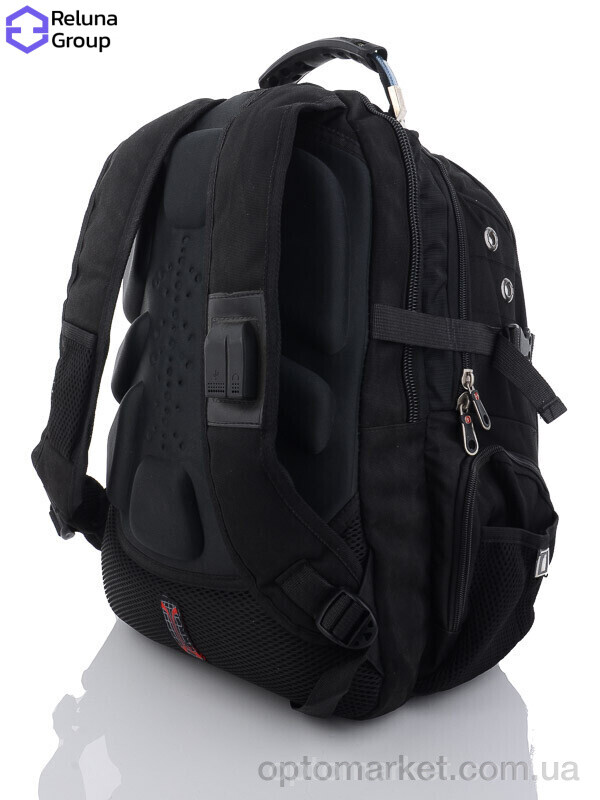 Купить Рюкзак чоловічі 8810 black Reluna Group чорний, фото 2
