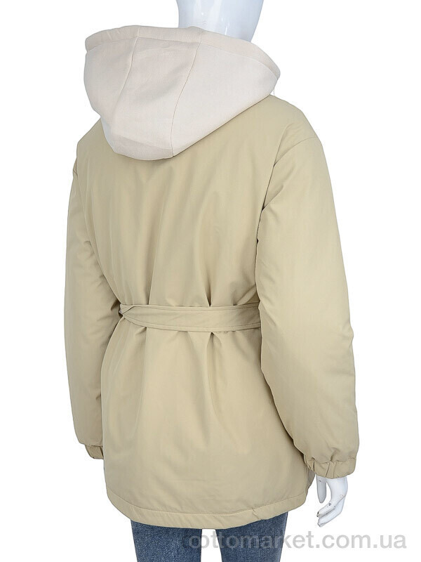 Купить Куртка жіночі 8812 d.beige TurnHug бежевий, фото 2