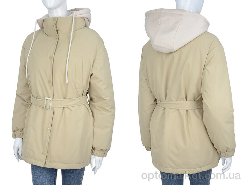 Купить Куртка жіночі 8812 d.beige TurnHug бежевий, фото 3