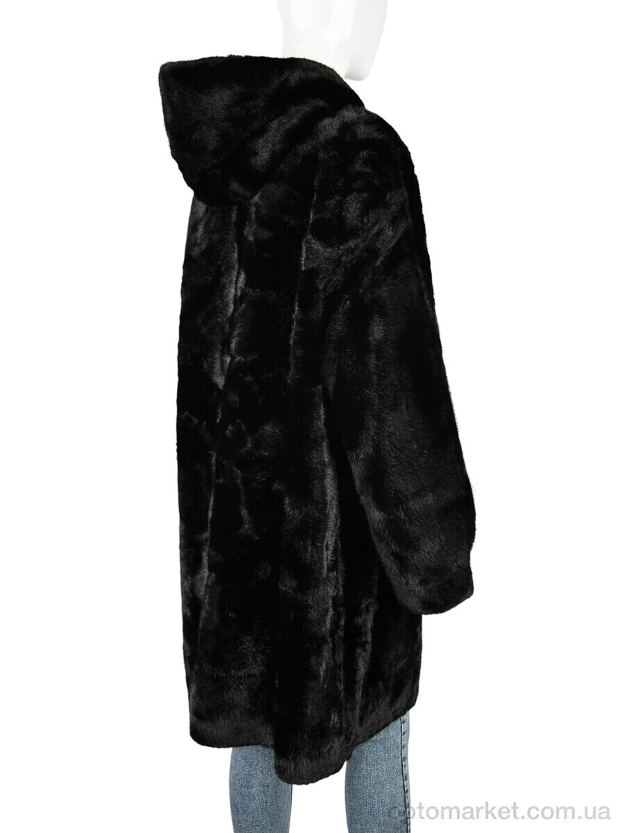 Купить Шуба жіночі 8813 black Aimeiyoung чорний, фото 2