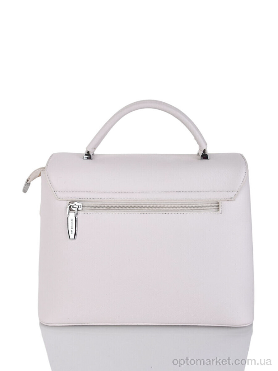 Купить Сумка женская 881632 beige-white ShengMa білий, фото 2