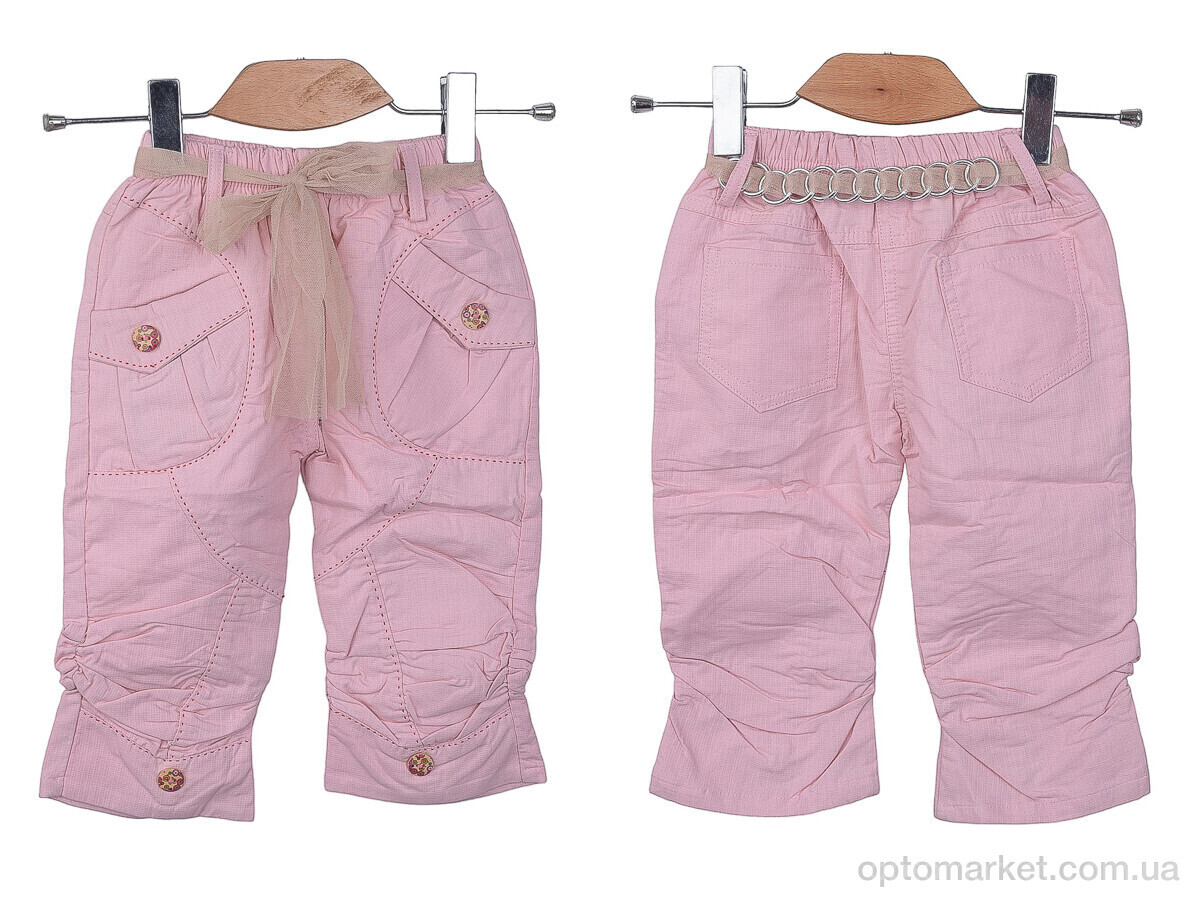 Купить Брюки дитячі 882 (08558) l.pink Qiaogongzi рожевий, фото 3