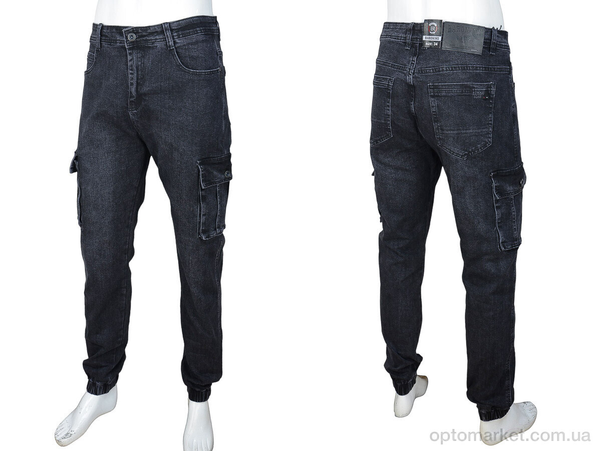Купить Джинси чоловічі 8822 Baron сірий, фото 3