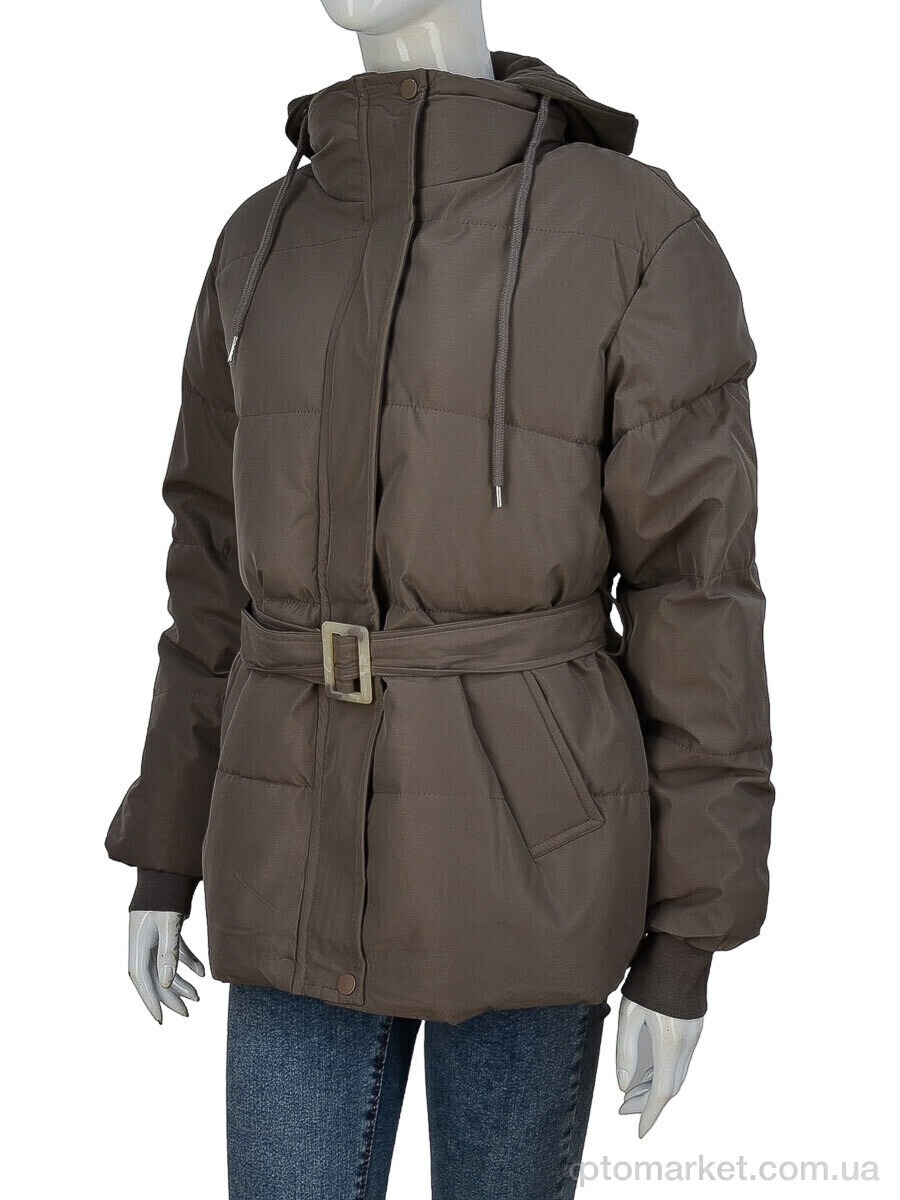 Купить Куртка жіночі 8823 d.brown TurnHug коричневий, фото 1