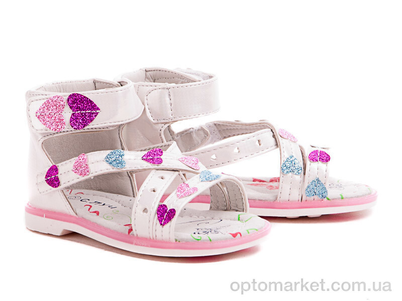 Купить Босоніжки дитячі 88262-4 white С.Луч білий, фото 1